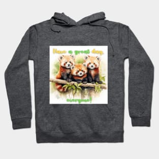 Red pandas smile Hoodie